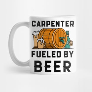 Carpenter Fueled by Beer Mug